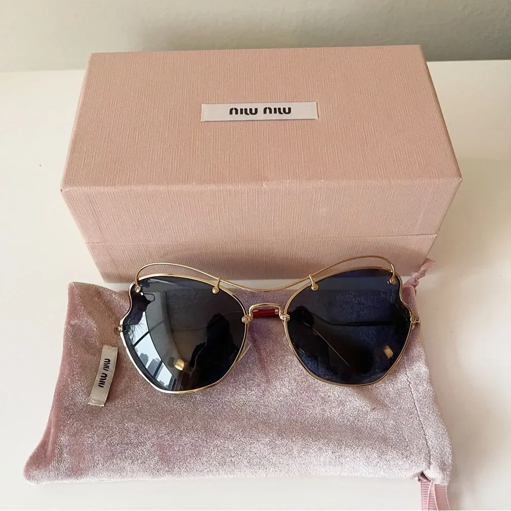 MIU MIU large aviator‎ sunglasses